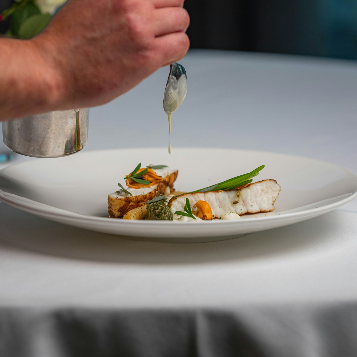 Plated dish